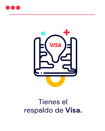 Tienes el respaldo de Visa.