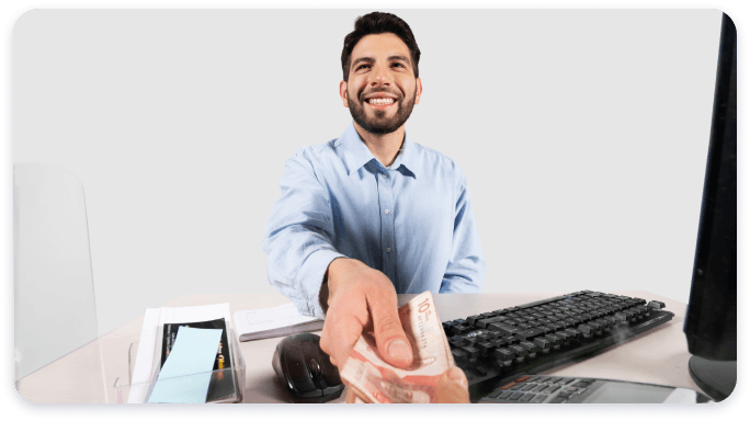 Seguridad para recargar tu dale! en corresponsables bancarios
