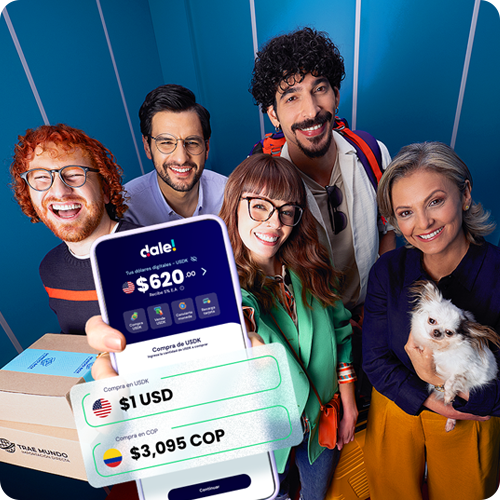Compra dólares o euros digitales​