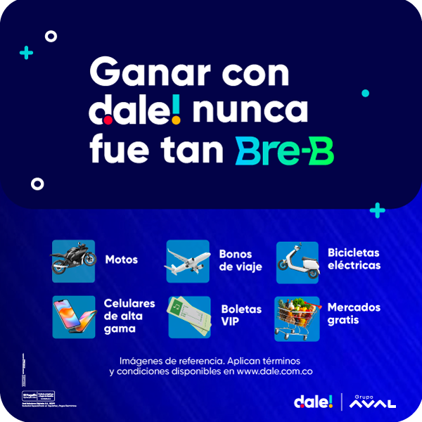 Ganar con dale! es Bre-b